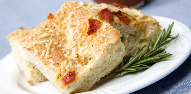 Focaccia profumata al rosmarino