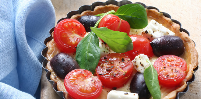 Quiche mediterranea