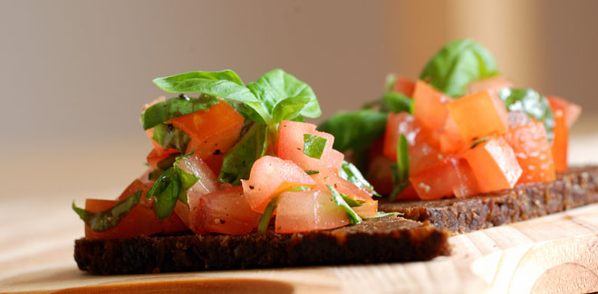 Bruschette di segale