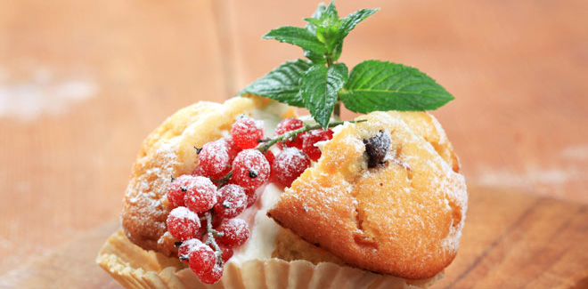 Cupcakes profumati di vaniglia e limone