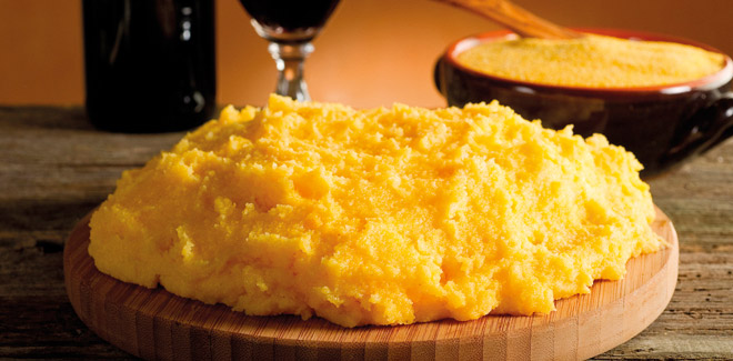 Polenta saporita al latte
