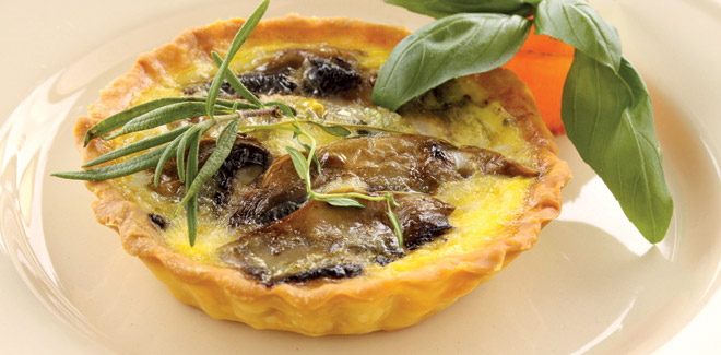Quiche ai funghi