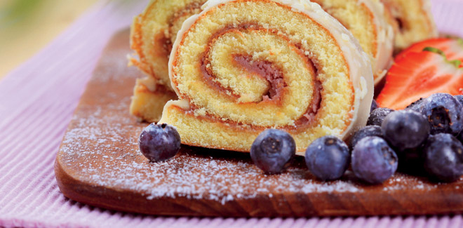 Girelle con mousse al cioccolato
