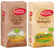 Farina bio integrale e Farina 00 bio Molino Rossetto