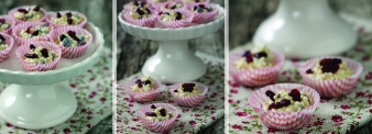 puffed quinoa kibbles with white chocalate and currants