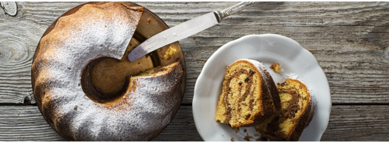 Ciambella vaniglia e cioccolato