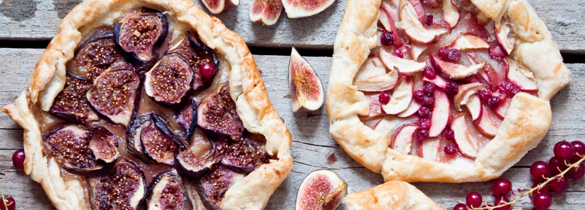 Paff pastry with figs