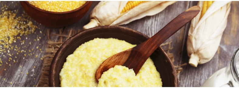 Milk flavour polenta 