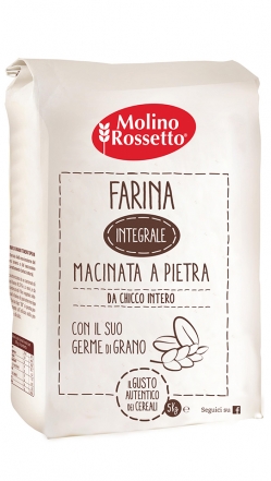 87 - FARINA INTEGRALE MACINATA A PIETRA - 5 KG -