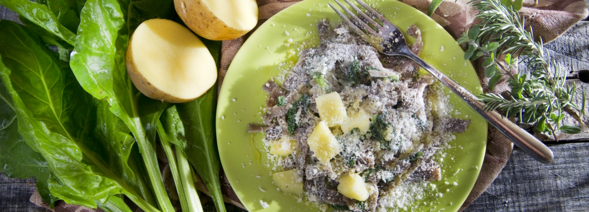 Pizzoccheri con bietole e patate