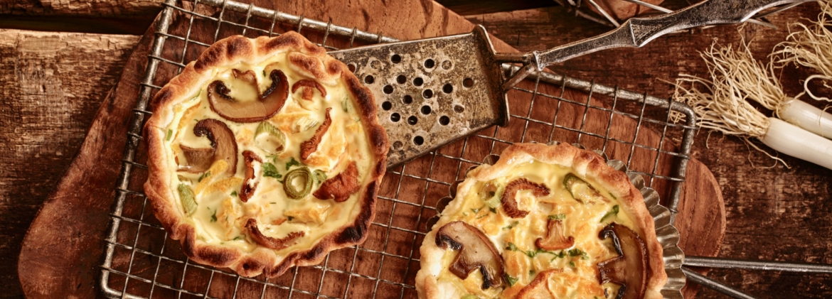 Mushrooms' quiche 