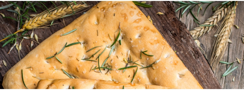 White flat bread with stoneground wheat flour Capelli 