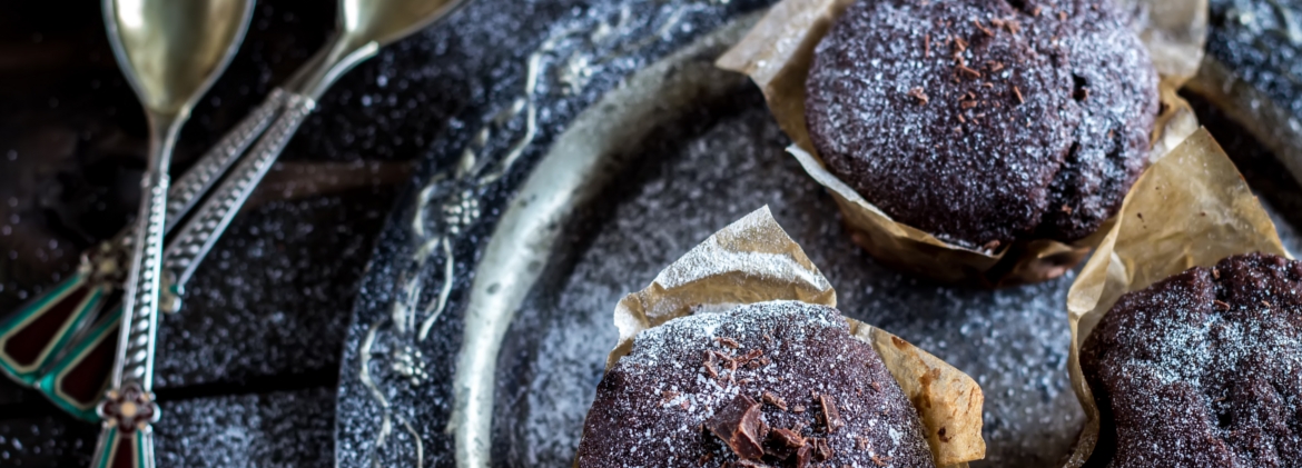 Double chocolate muffins