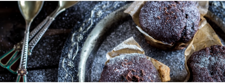 Double chocolate muffins