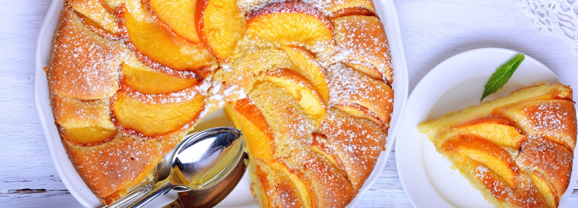 Peaches cake