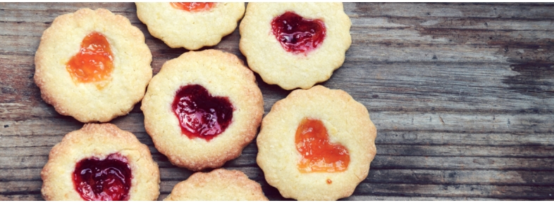 Tartlets with rice puff pastry