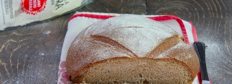 Bread with stoneground whole flour