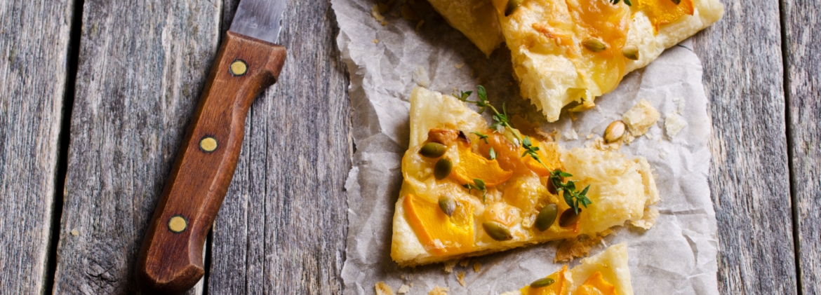 Quiche di zucca e ricotta