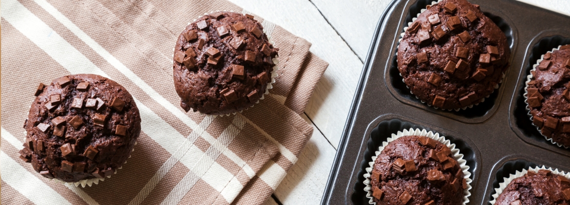 Muffin al cioccolato senza glutine