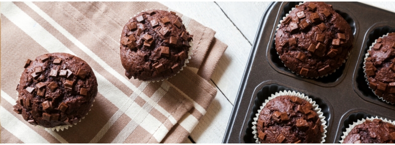 Muffin al cioccolato senza glutine