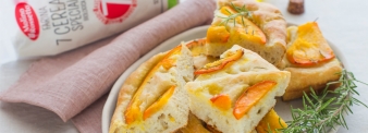 Focaccia ai 7 cereali e zucca