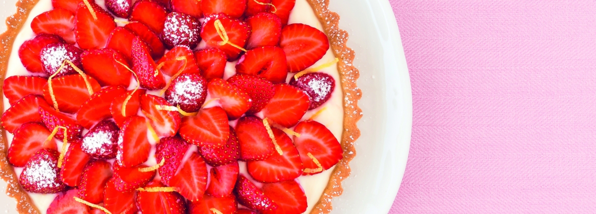 Crostata fragole e mascarpone