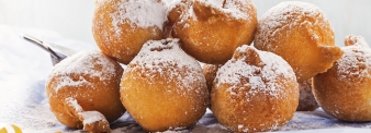 Frittelle with cream
