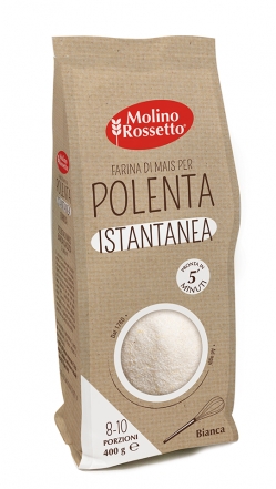 Instant white "polenta" (cornmeal mush) - 14,11 oz (400 g) -