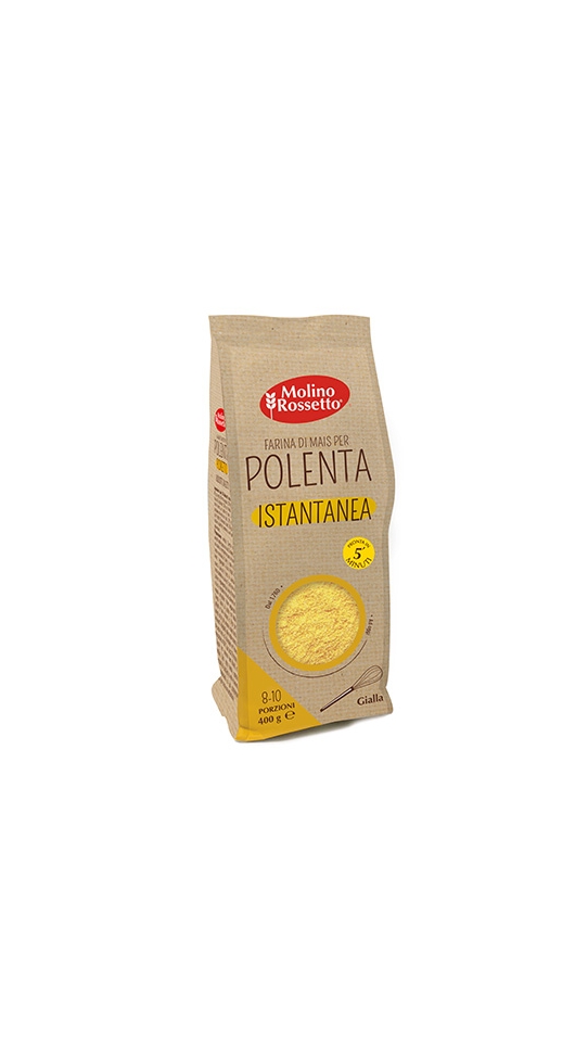 Instant yellow "polenta" (cornmeal mush) - 14,11 oz (400 g) -