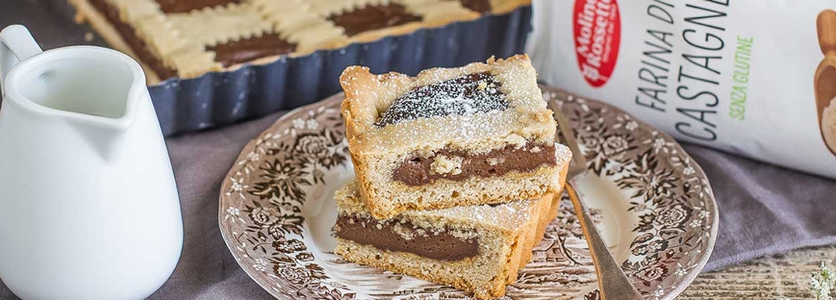 Chocolate and chestnut pie