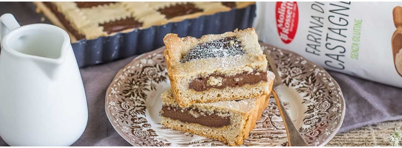 Chocolate and chestnut pie