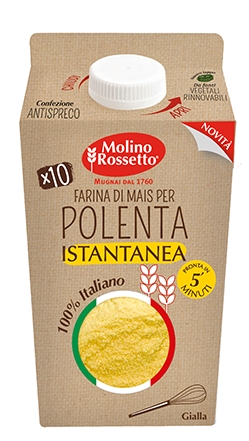 PRE-COOKED YELLOW POLENTA 100% ITALIAN 750 G