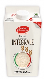 Farina integrale 100% grano italiano - Eco Pack - 750 G -
