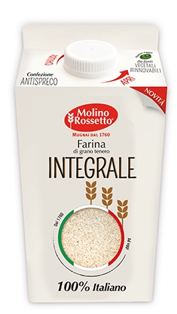 Farina integrale 100% grano italiano - Eco Pack - 750 G -