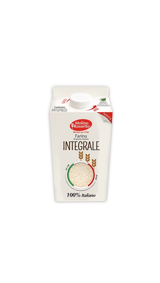 Farina Integrale 100% Grano Italiano in Vpack