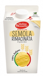 Semola rimacinata di grano duro 100% italiano - Eco Pack - 750 G -