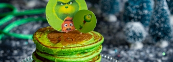 GRINCH PANCAKES
