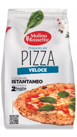 104 - PREPARATO PER PIZZA CON LIEVITO ISTANTANEO - 750G