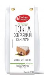 137 - PREPARATO PER TORTA CON FARINA DI CASTAGNE - SENZA GLUTINE - 400 G -