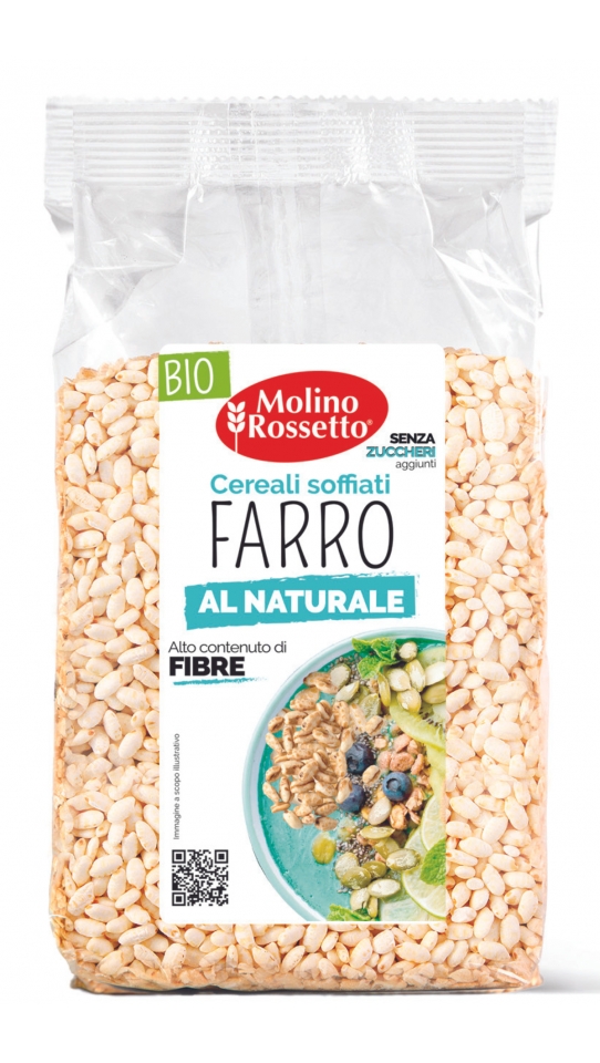 farro soffiato naturale biologico