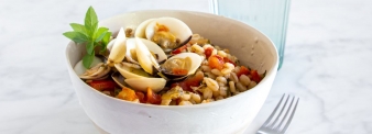 Orzotto con vongole 