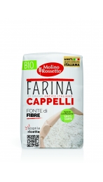 67 - Farina BIOLOGICA di grano duro Cappelli macinata a pietra 100% da agricoltura italiana - 500g -