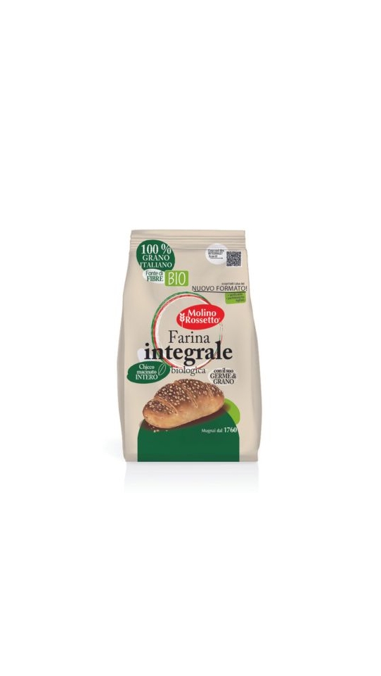 48 - Farina integrale 100% grano italiano BIO - 1kg -