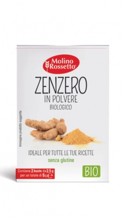 77 - ZENZERO IN POLVERE - SENZA GLUTINE - 2 BUSTE PER 2,5 G -MR