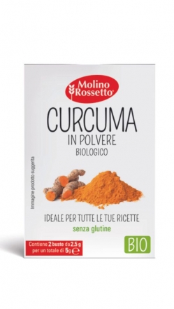 13 - CURCUMA IN POLVERE - SENZA GLUTINE - BIO - 2 BUSTE PER 2,5 G -MR