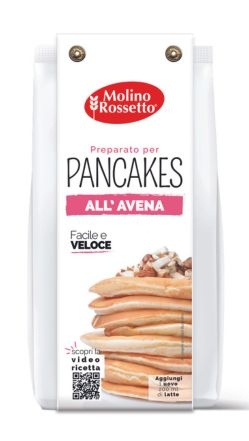 98 - PREPARATO PER PANCAKES CON FARINA D'AVENA - 250 G -