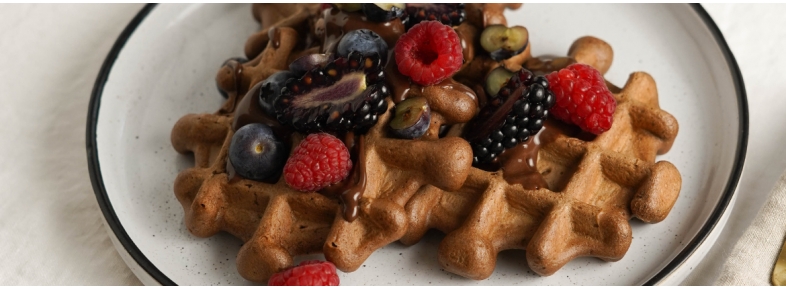 Waffle al cioccolato