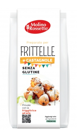 GLUTEN-FREE MIX FOR  FRITTELLE, CASTAGNOLE AND FRIED SWEETS 400 G MR