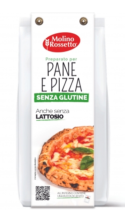 105 - PREPARATO PER PANE E PIZZA - SENZA GLUTINE - 500g -