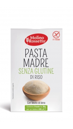 97 - PASTA MADRE DI RISO - SENZA GLUTINE - 3 BUSTE PER 20 G -